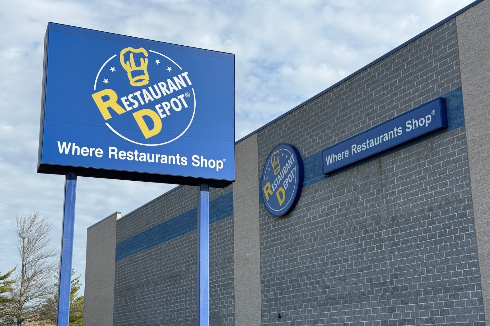 Restaurant Depot warehouse storefront exterior